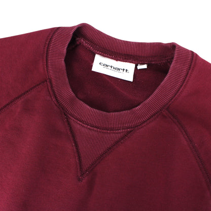 Carhartt WIP Burgundy Heavy Sweatshirt (XS)