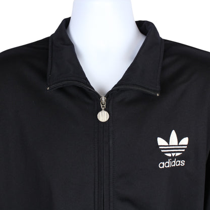 90s Adidas Black Track Jacket (XL)