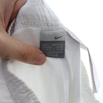 00s Nike white Tracksuit Bottoms (XL)