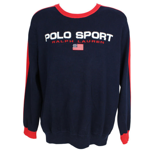 Polo Sport Navy Knit Jumper (L)