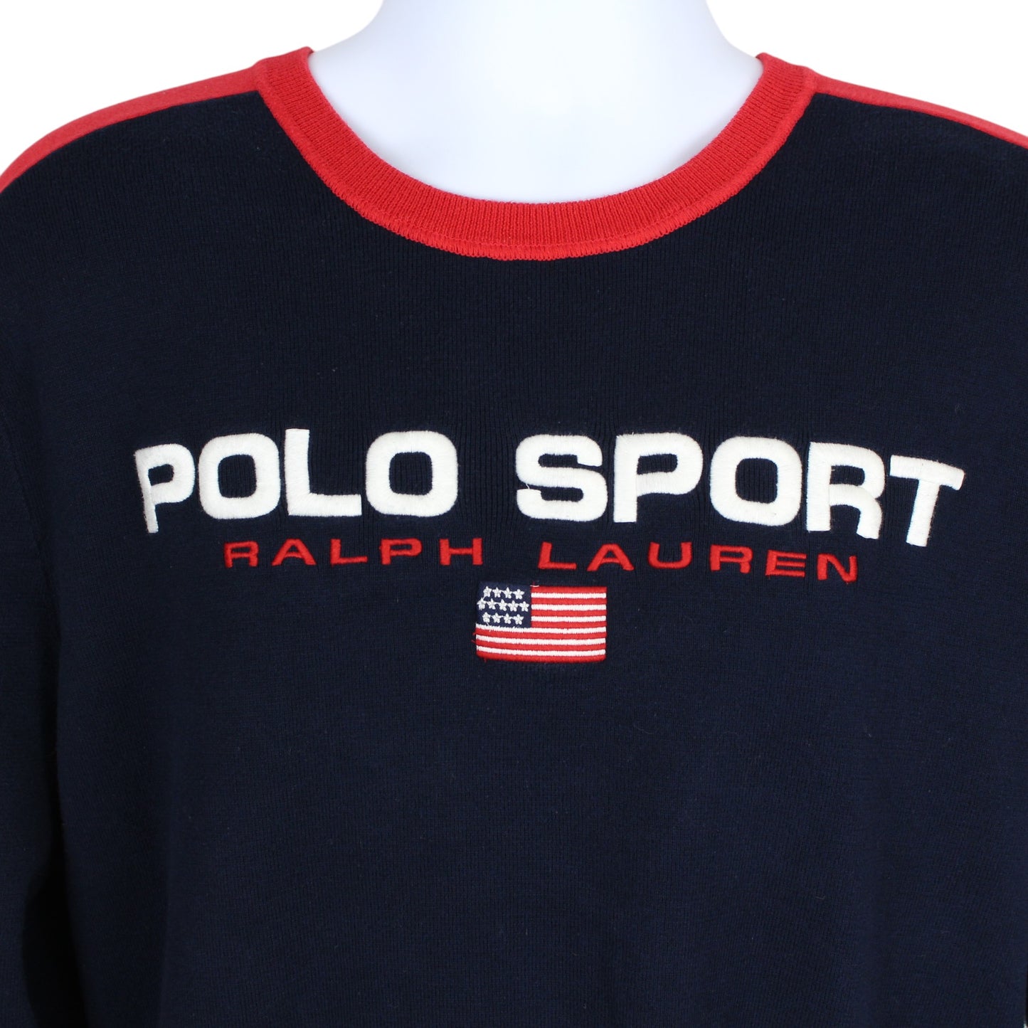 Polo Sport Navy Knit Jumper (L)