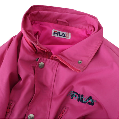 90s Fila Magic Line Pink Light Jacket (L)