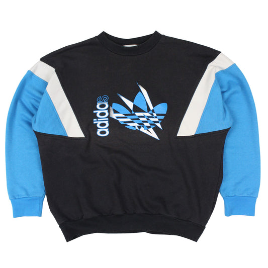 90s Adidas Black Sweatshirt (S)
