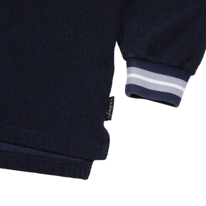 00s Kangol Navy Embroidered Fleece (L)