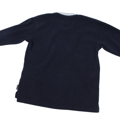 00s Kangol Navy Embroidered Fleece (L)