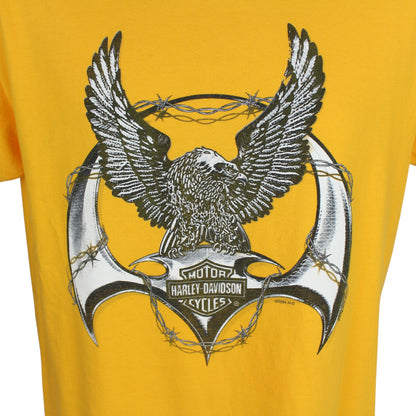 00s Harley Davidson Yellow T-Shirt (M)