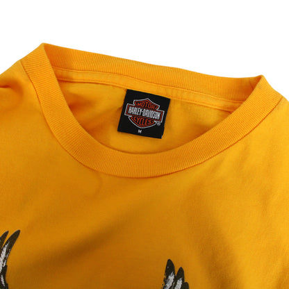 00s Harley Davidson Yellow T-Shirt (M)