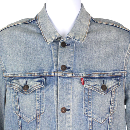 00s Levi's Blue Denim Jacket (S)