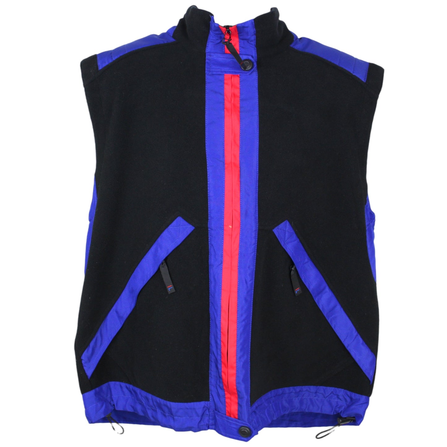 90s Fila Black Fleece Gilet (XL)