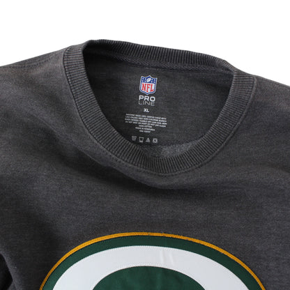 00s Pro Line Green Bay Packers Grey Sweatshirt (L)