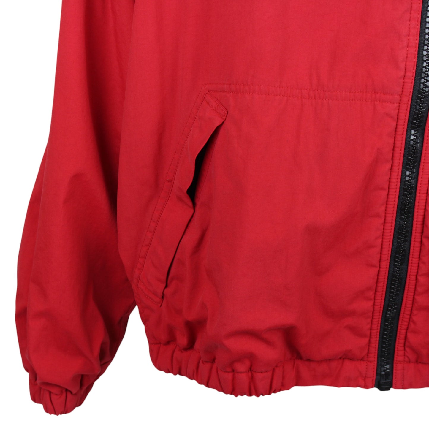 90s Polo Sport Red Fleece Lined Light Jacket (XL)