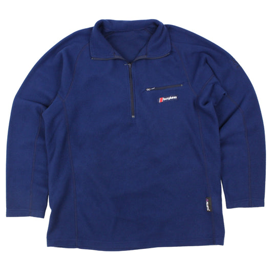 Bergahus Navy 1/4 Zip Fleece (M)