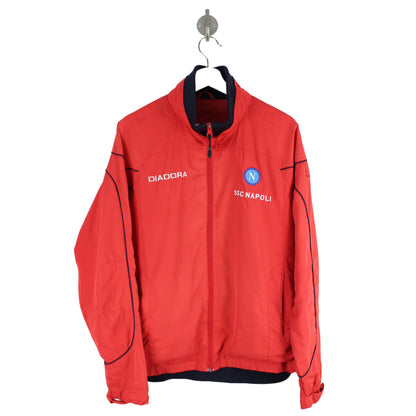 2008-09 Napoli Diadora Red Training Jacket (M)