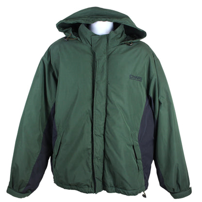 90s Chaps Ralph Lauren Green Padded Jacket (XXL)