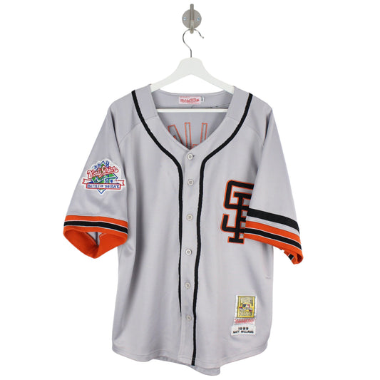 San Francisco Giants Majestics Grey Baseball Jersey (M)