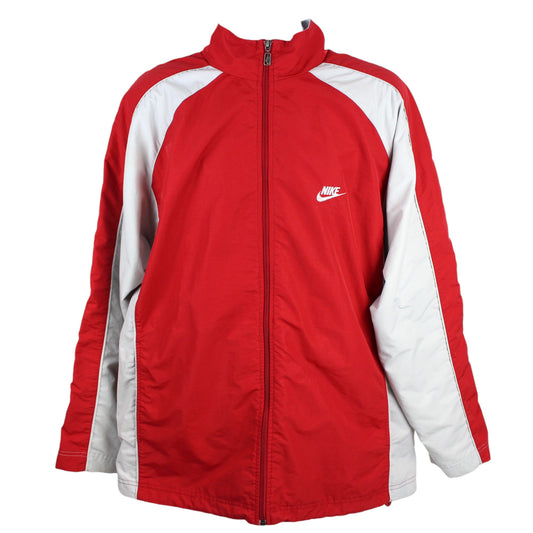 00s Nike Red/Grey Light Jacket (XL)