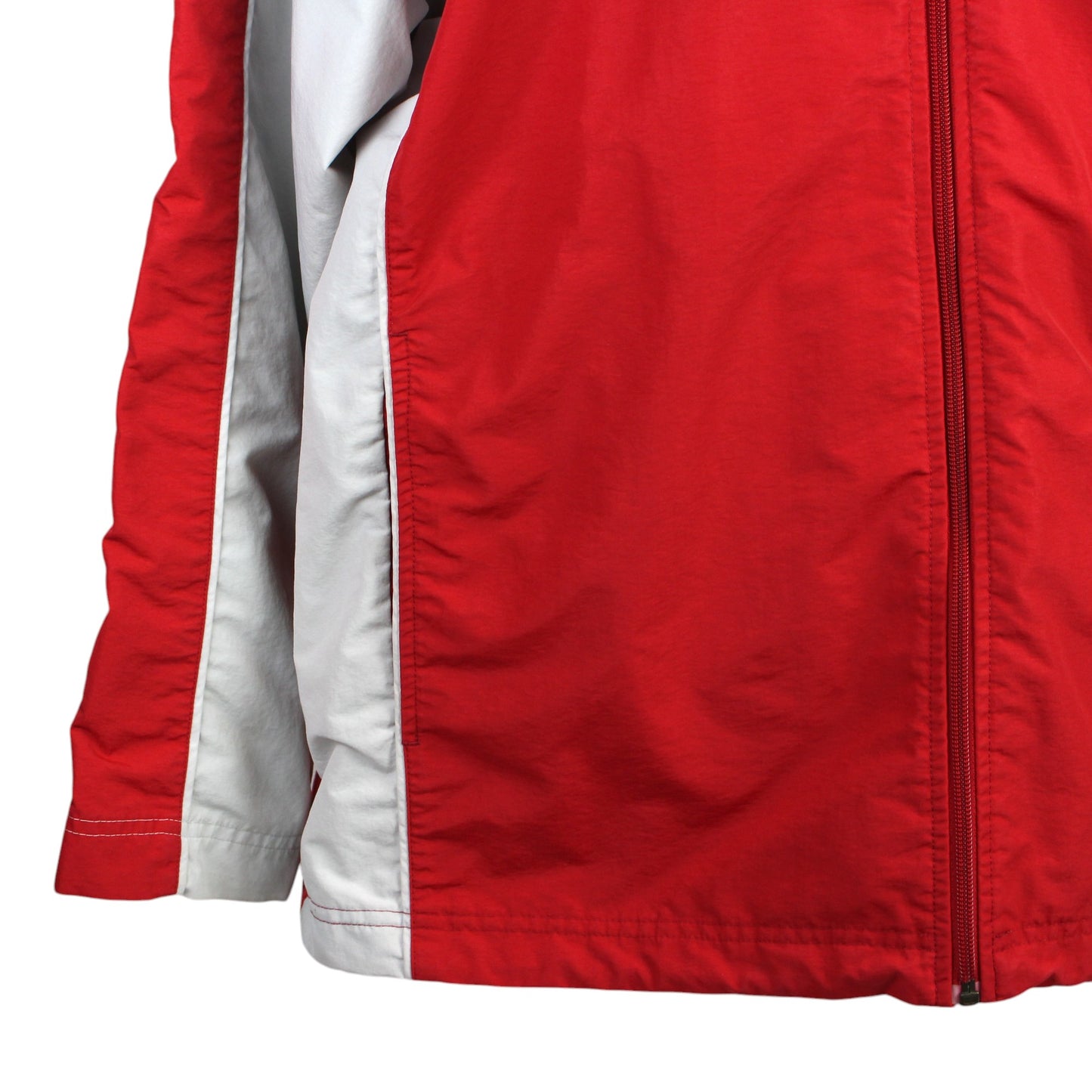 00s Nike Red/Grey Light Jacket (XL)