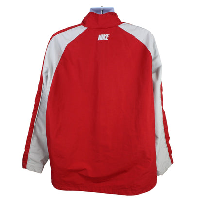 00s Nike Red/Grey Light Jacket (XL)