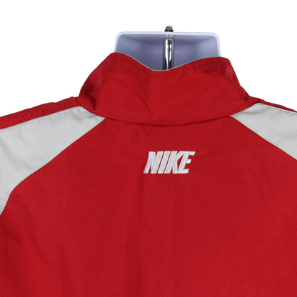 00s Nike Red/Grey Light Jacket (XL)