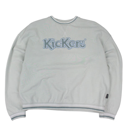 00s Kickers Blue/Grey Embroidered Sweatshirt (M)