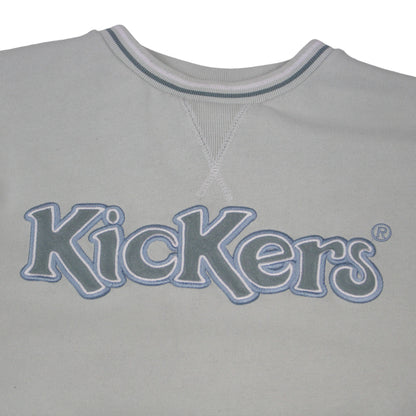 00s Kickers Blue/Grey Embroidered Sweatshirt (M)