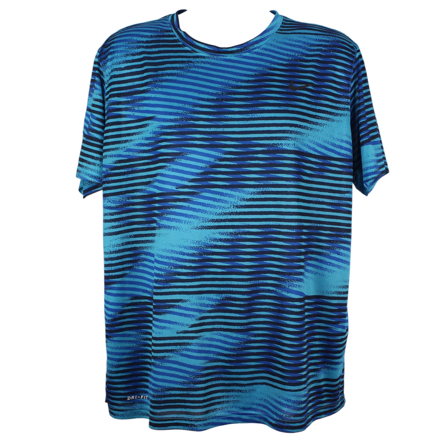 Nike Dri-Fit Blue Polyester T-Shirt (XL)