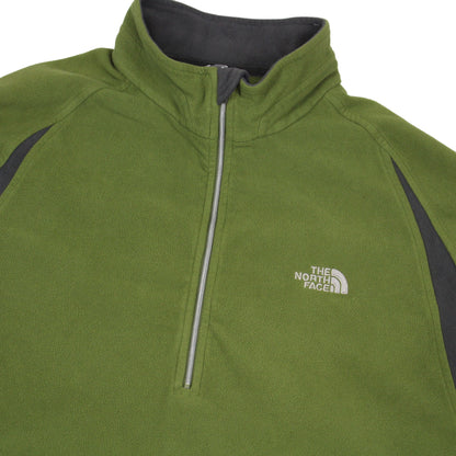 The North Face Green 1/4 Zip Fleece (XL)