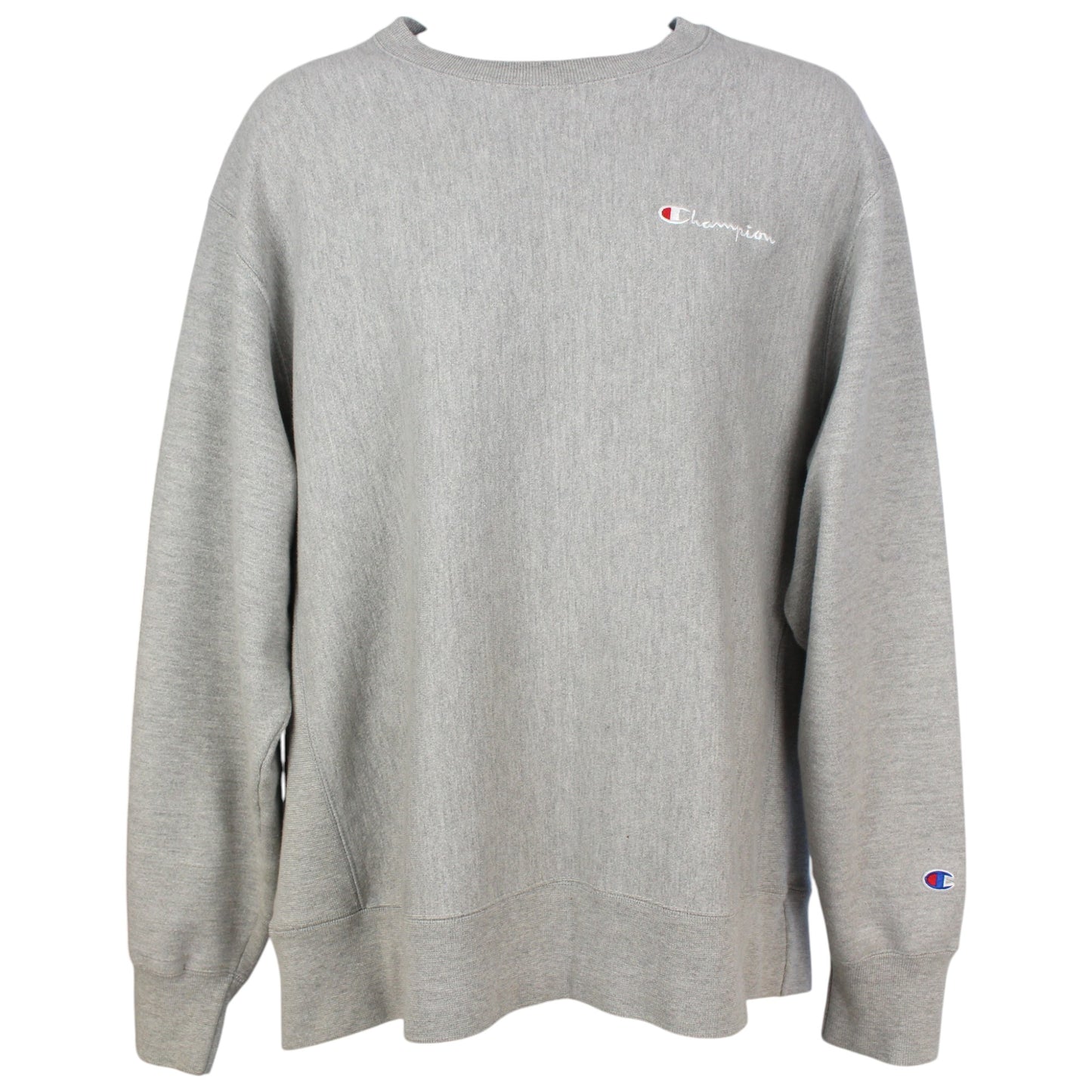 00s Champion Grey Reverse Weave Heavy Sweatshirt (XL)