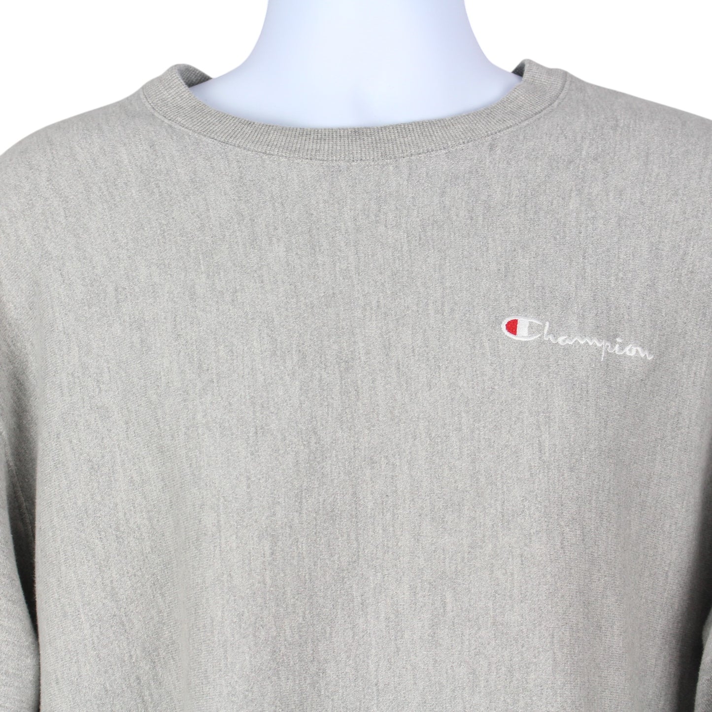 00s Champion Grey Reverse Weave Heavy Sweatshirt (XL)