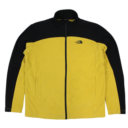 The North Face Yellow Fleece Jacket (M)