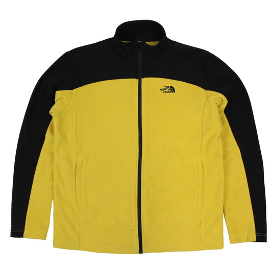 The North Face Yellow Fleece Jacket (M)