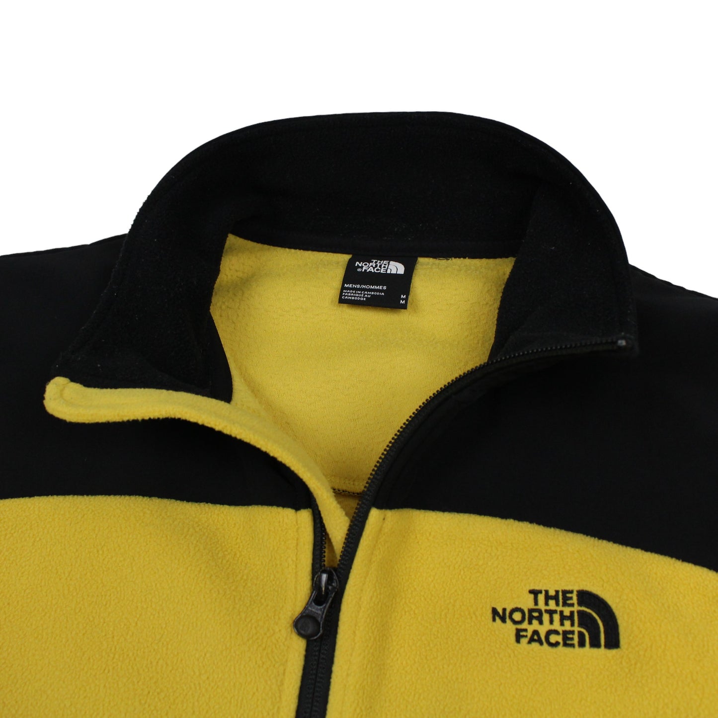 The North Face Yellow Fleece Jacket (M)