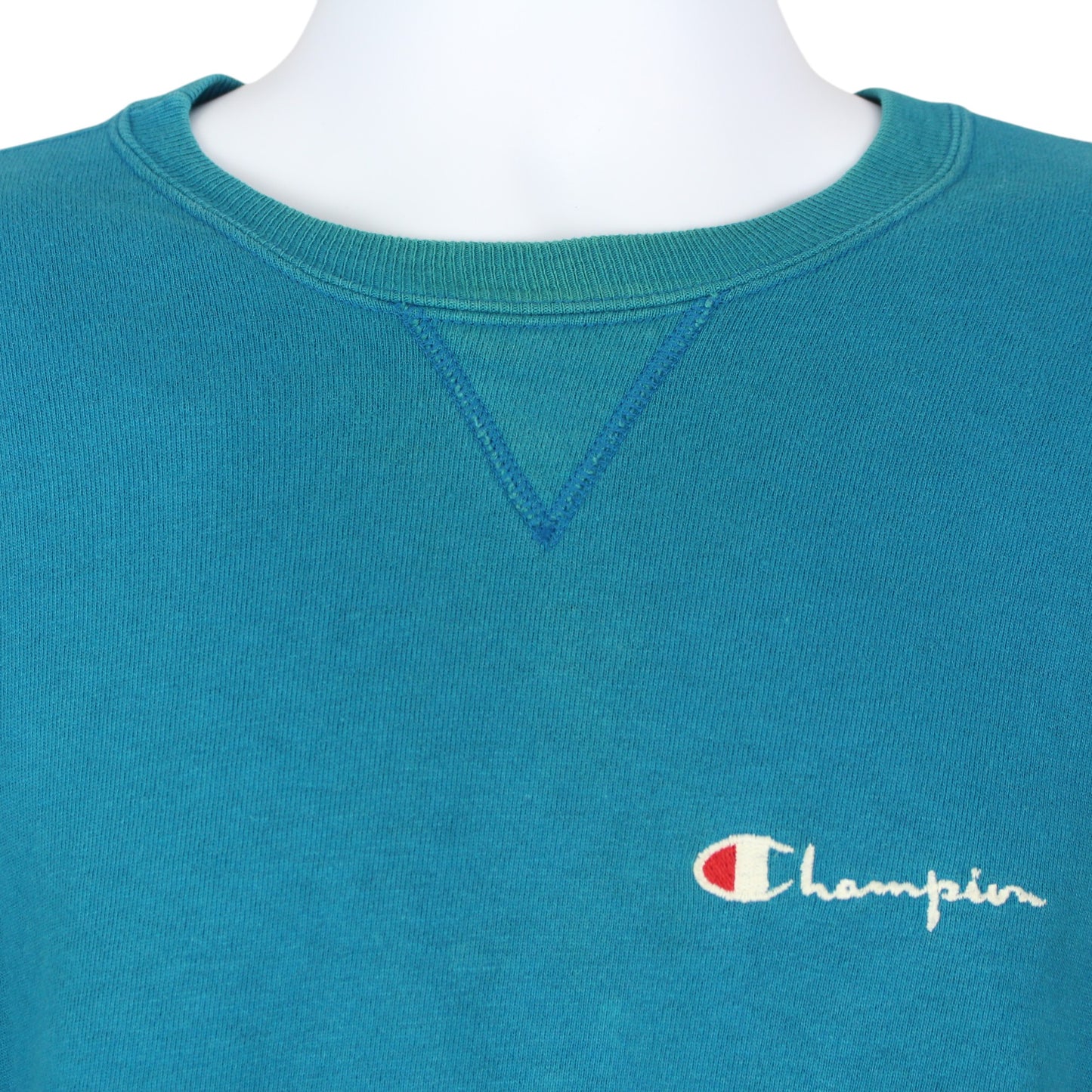 00s Champion Blue Embroidered Sweatshirt (XL)