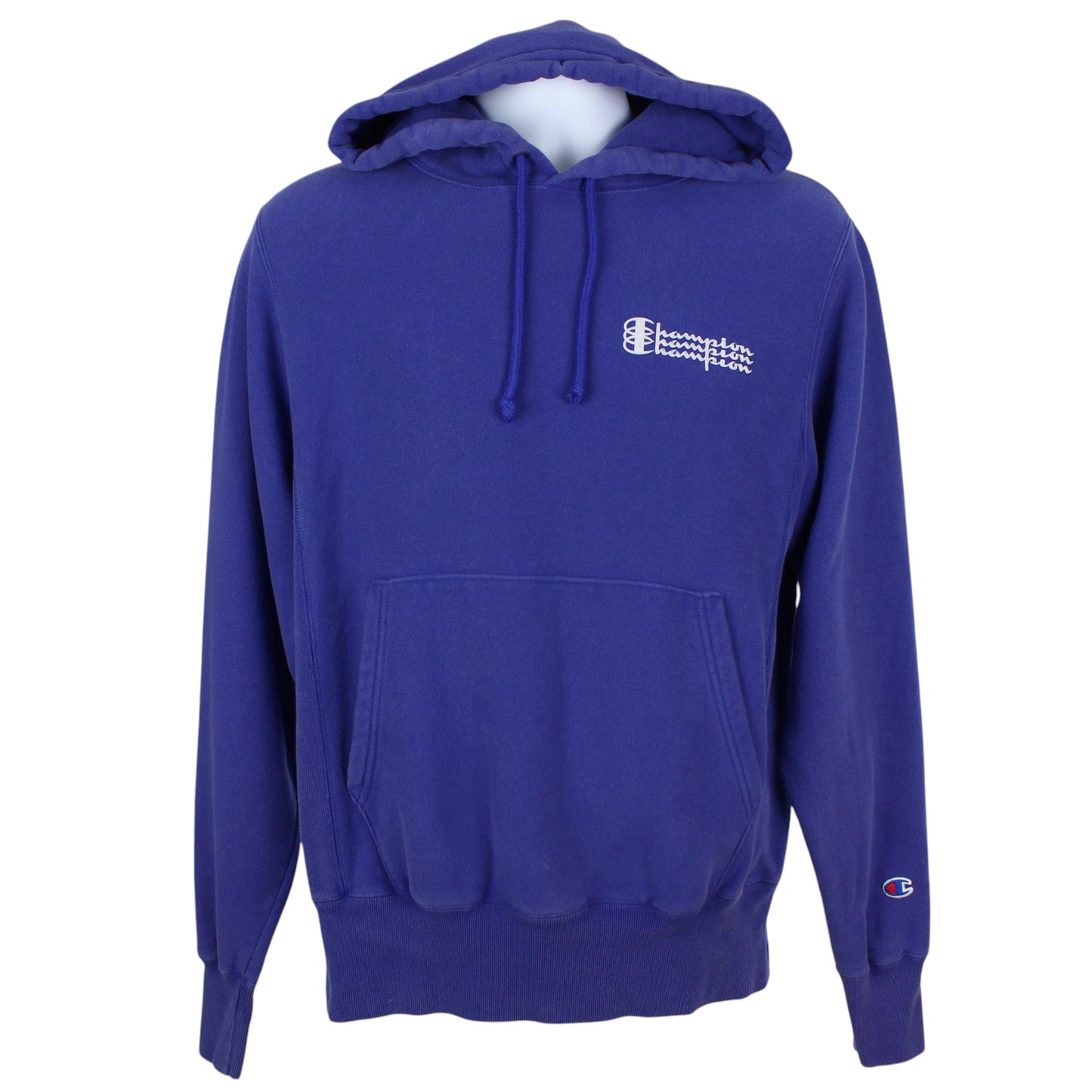 00s Champion Reverse Weave Purple Embroidered Sweatshirt (M)