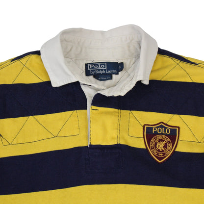 Polo Ralph Lauren Yellow/Navy Rugby Shirt (M)