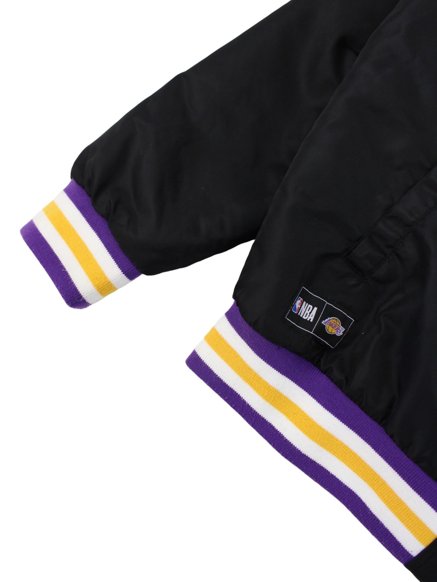 LA Lakers James #23 Black Varsity Jacket (XL)