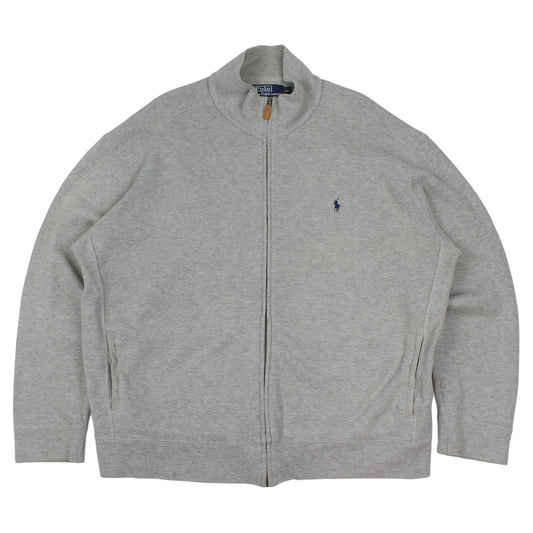 Polo Ralph Lauren Grey Full Zip Sweatshirt (XXL)