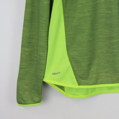 00s Nike Green Polyester 1/4 Zip (XL)