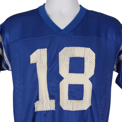 90s Indianapolis Colts Reebok Blue #18 Manning Jersey (S)