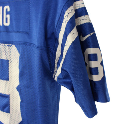 90s Indianapolis Colts Reebok Blue #18 Manning Jersey (S)