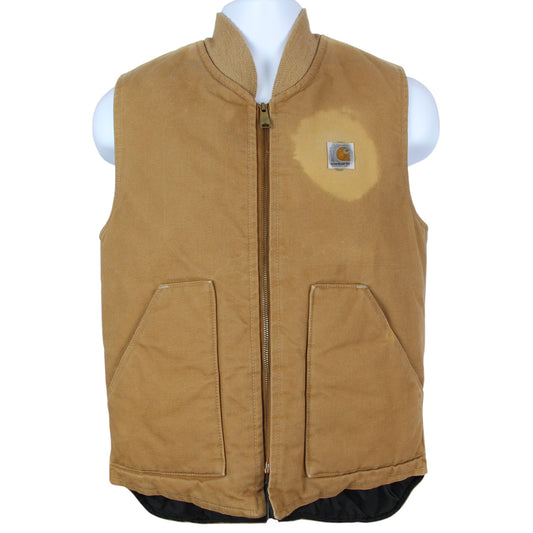 90s Carhartt Brown Work Vest (S)