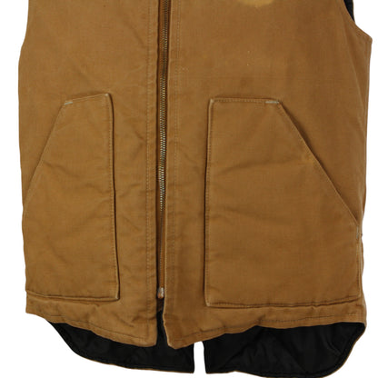 90s Carhartt Brown Work Vest (S)