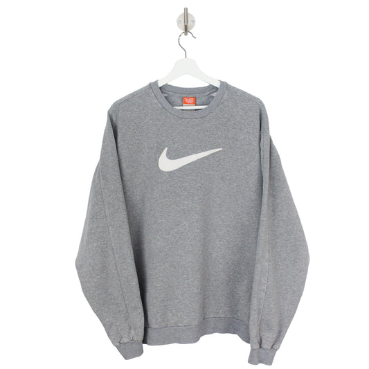 Nike Grey Embroidered Sweatshirt (L)