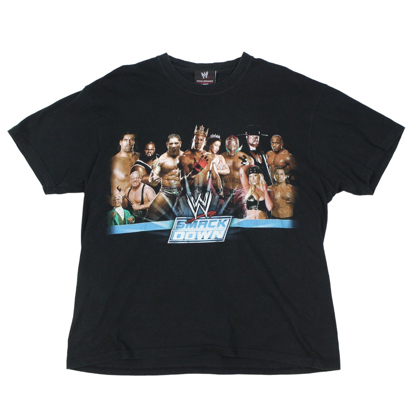 00s WWE Smack Down Black T-Shirt (S)