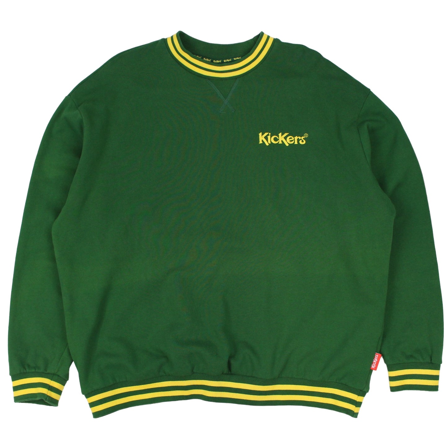 90s Kickers Green Embroidered Sweatshirt (XL)