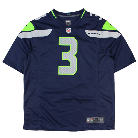 Seattle Seahawks Nike #3 Wilson Home Jersey (XL)