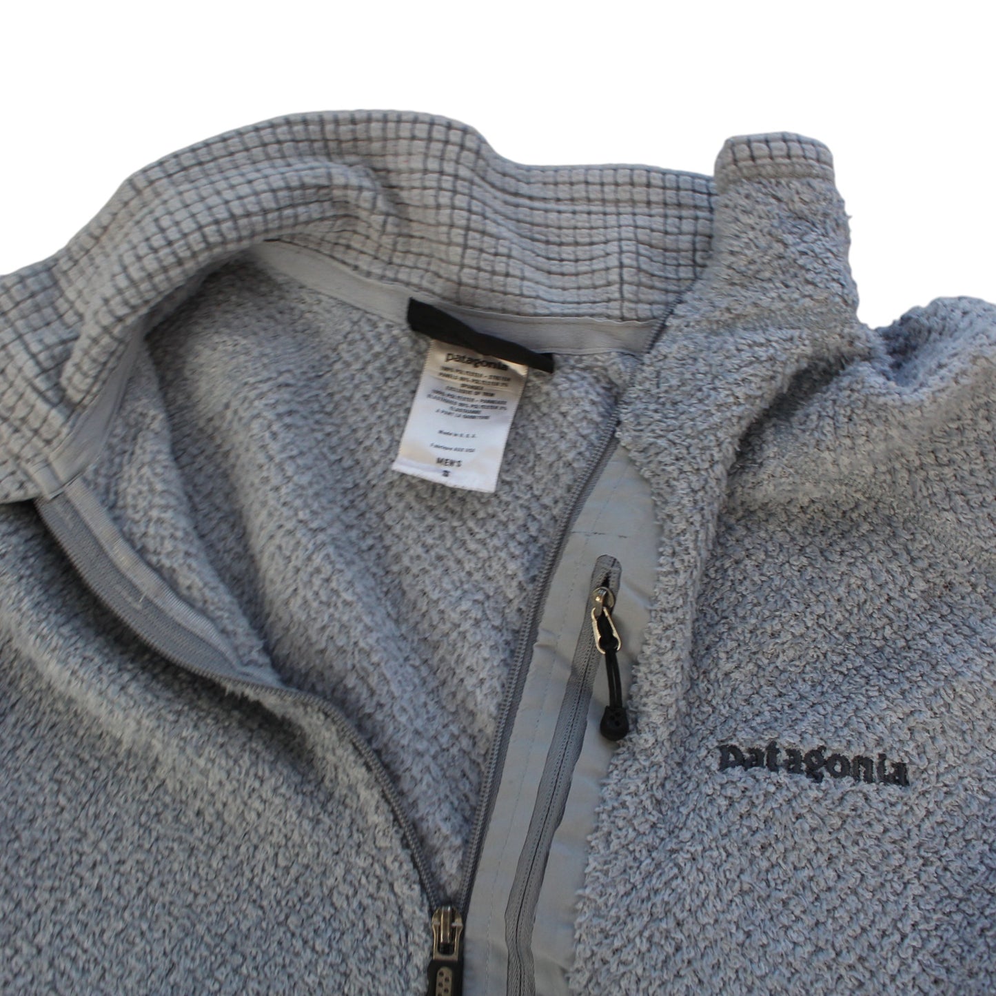 00s Patagonia Grey 1/4 Zip Fleece (S)