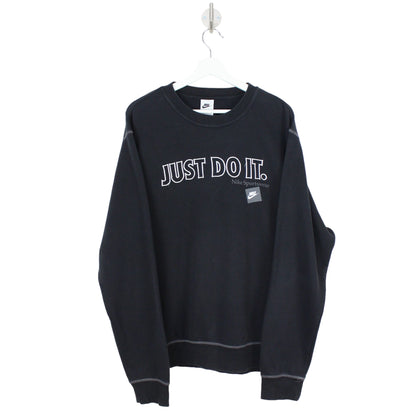 Nike Black Embroidered Sweatshirt (L)