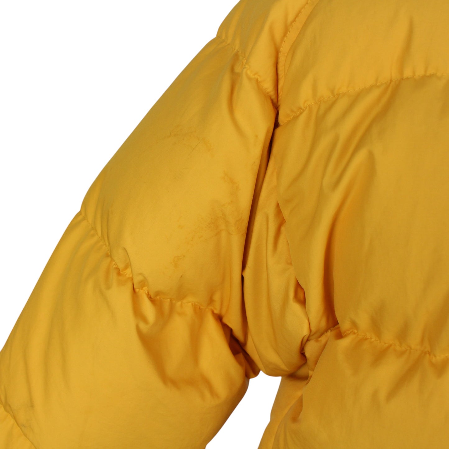 90s Nike Yellow Puffer Jacket (XS)