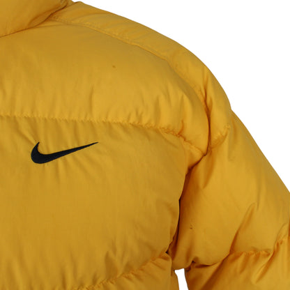 90s Nike Yellow Puffer Jacket (XS)